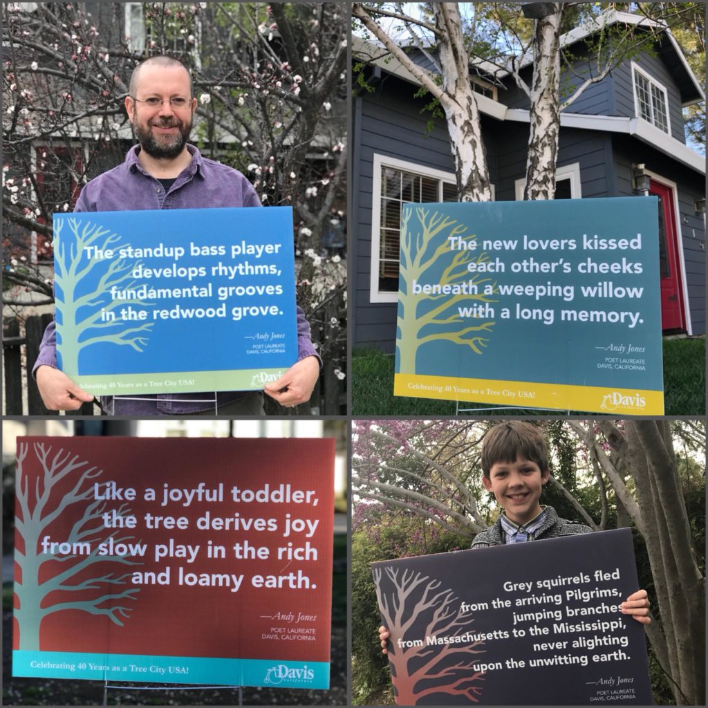 Tree Poetry Signs with Dr. Andy Jones of Davis, CA